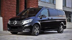 Black Mercedes Benz Vito